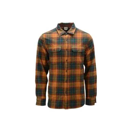 The North Face Желтый/зеленый Мужские Рубашки