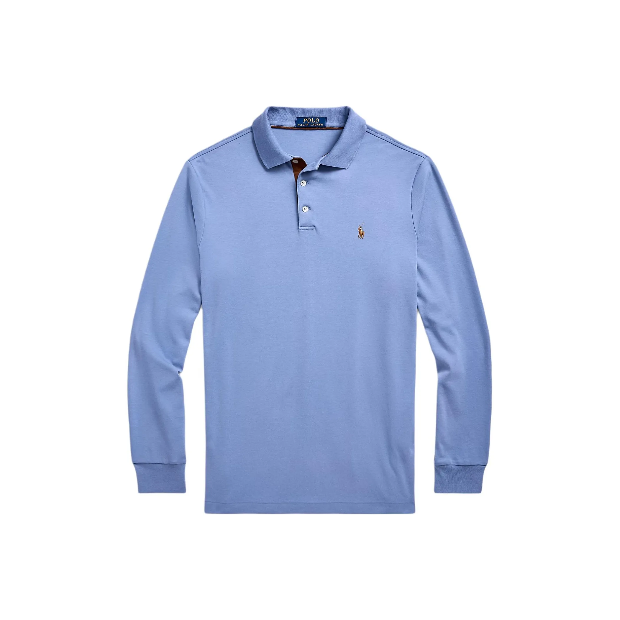 Polo Ralph Lauren FW24 Мужское поло небесно-голубого цвета