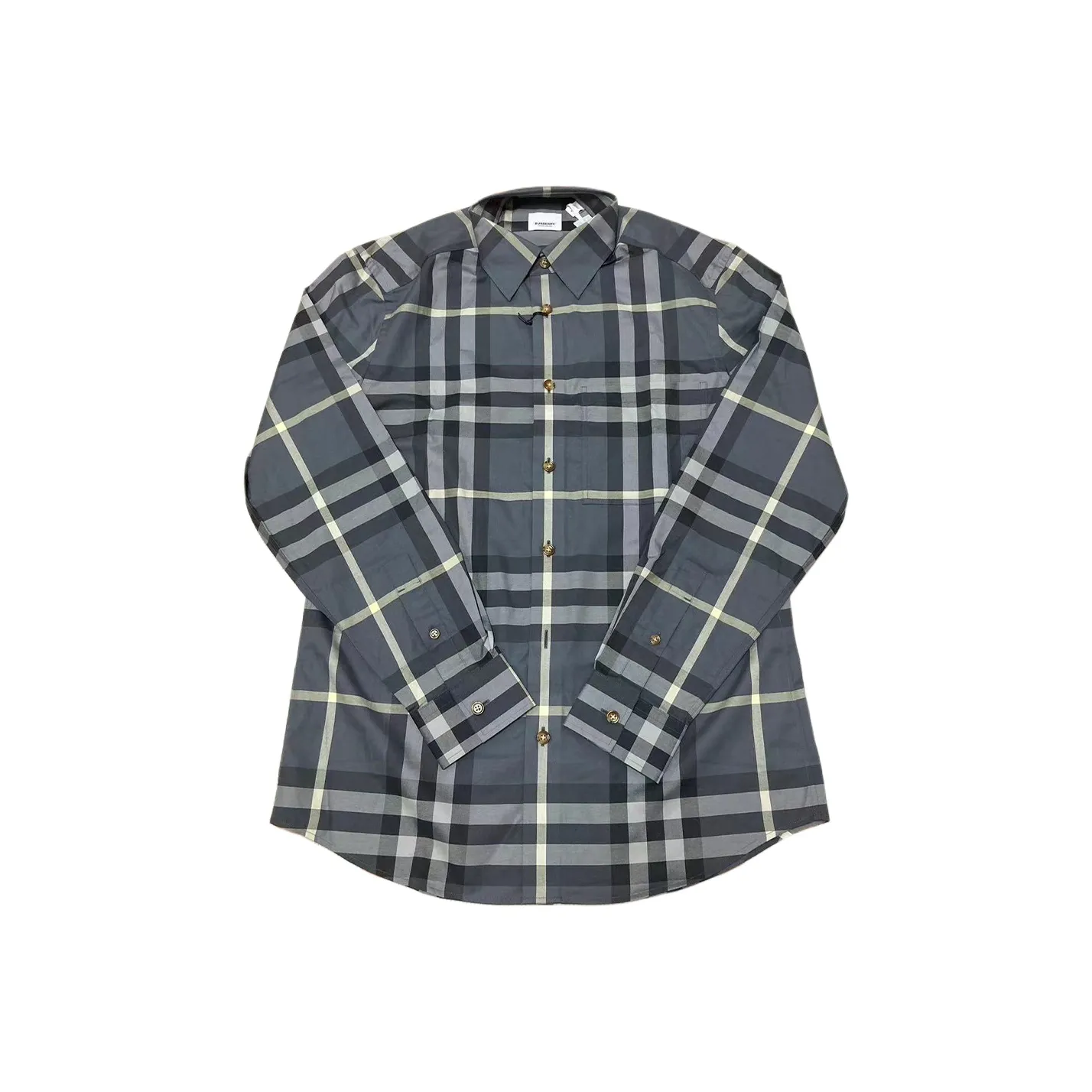 Burberry Shirt Men's Light Blue