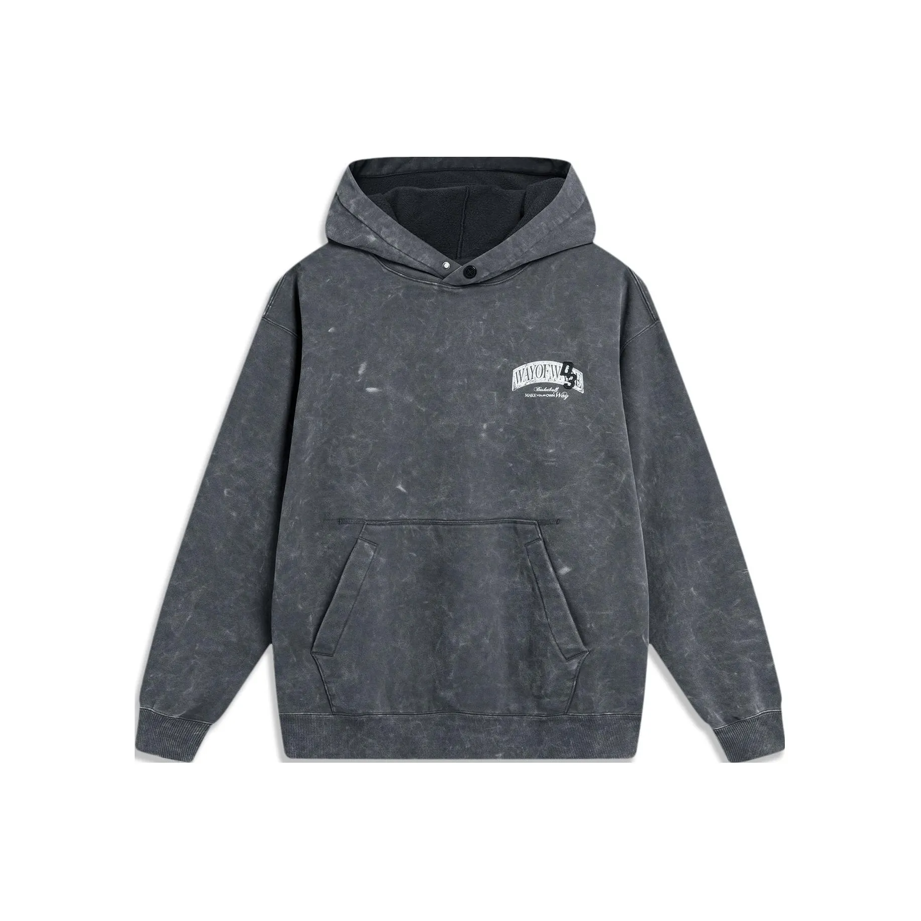 LINING Толстовка Мужская Эбеново-Черная