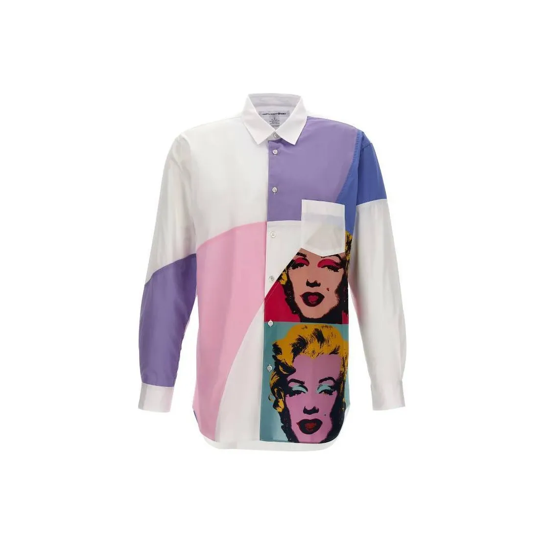 Comme Des Garçons Shirt Andy Warhol Printed Buttoned Shirt