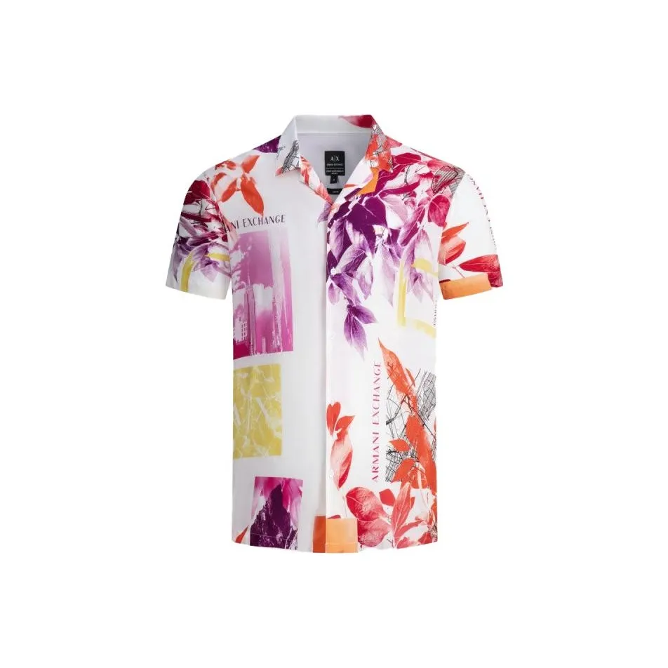ARMANI EXCHANGE SS23 Shirt Men's Multicolor