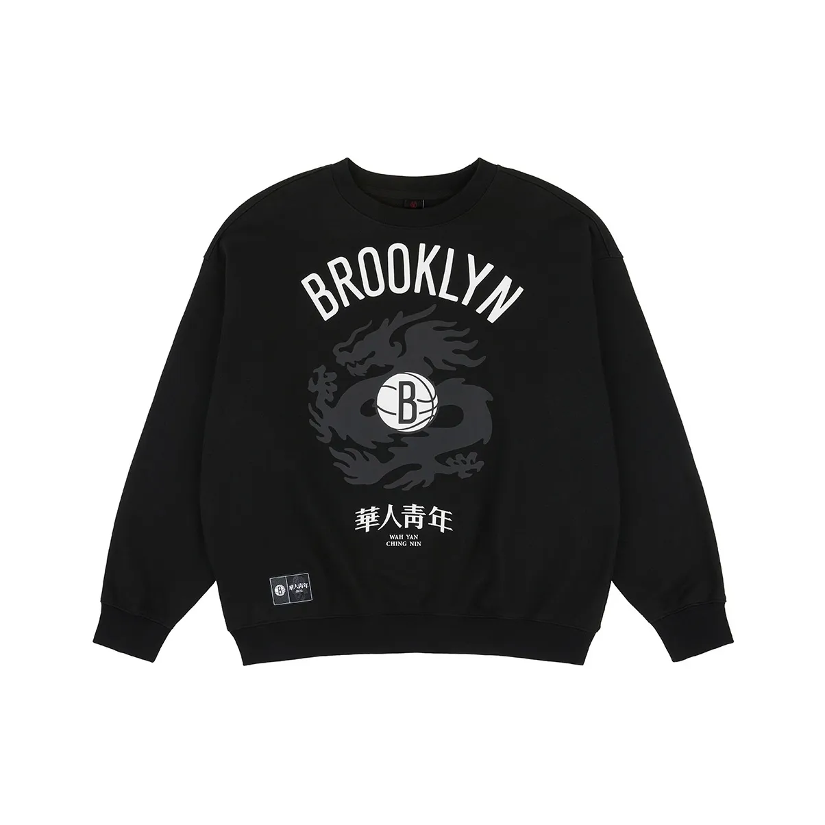 OCCUPY Китайский Юность X Brooklyn Nets Co Бренд Модель Толстовка Мужской Черный