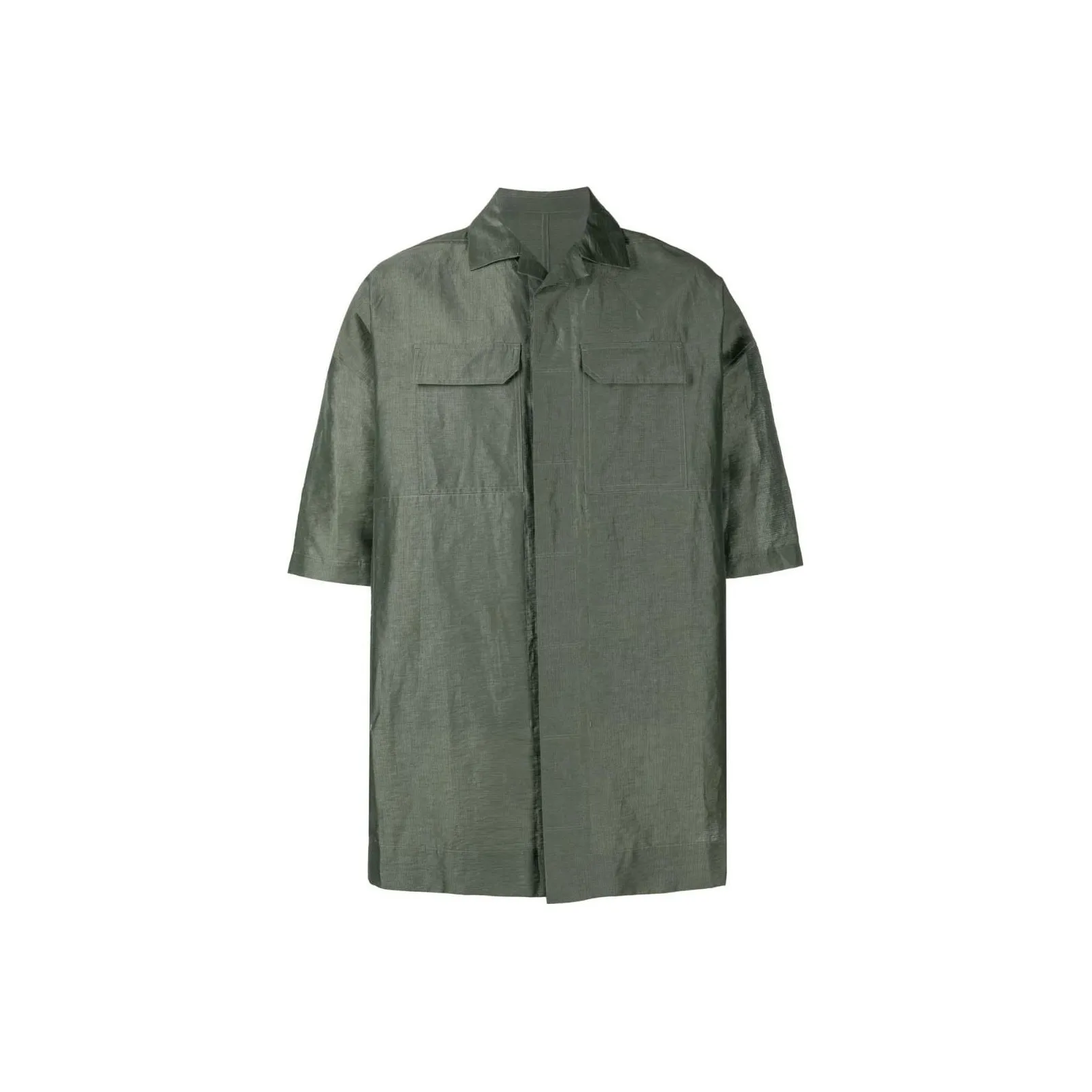 RICK OWENS Ферн Зеленый Мужские Рубашки