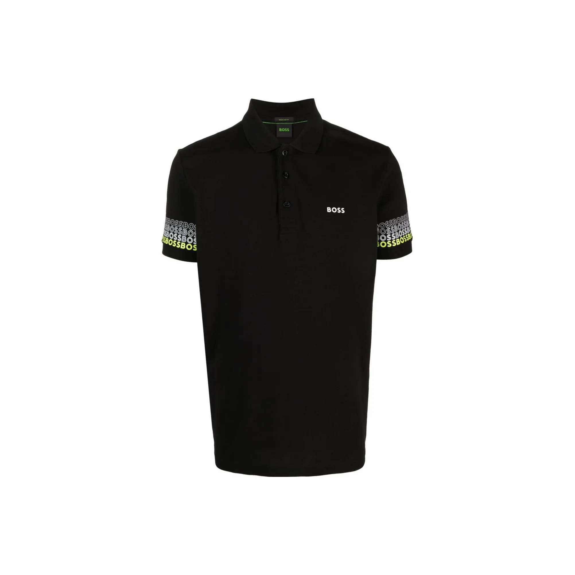 HUGO BOSS SS23 Men's Paddy 2 Golf Polo Black