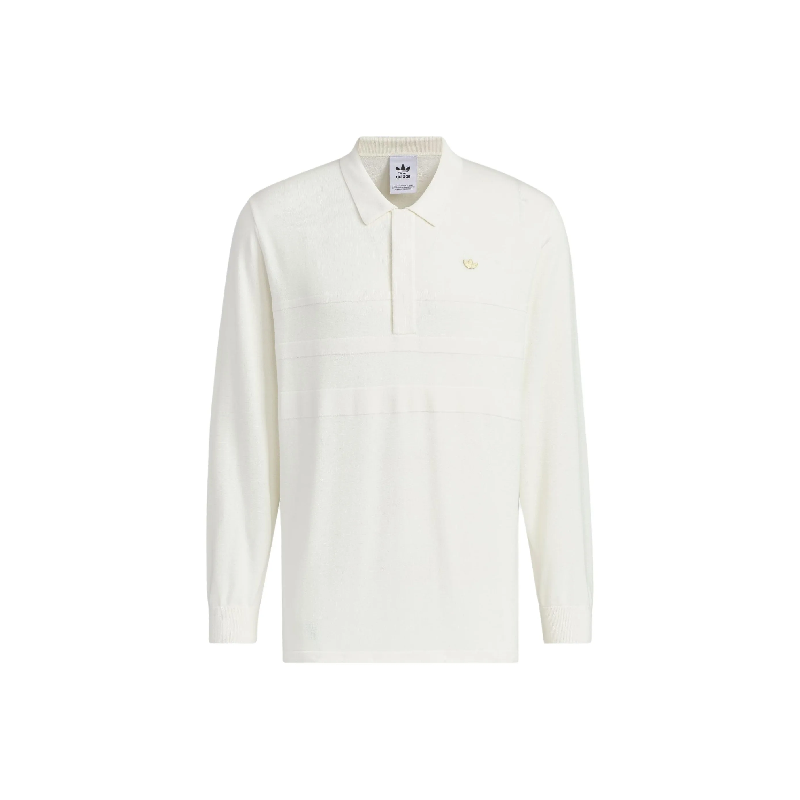 Adidas Originals FW24 PREMIUM LONG SLEEVE POLO SHIRT Polo Shirt Men's Jade White