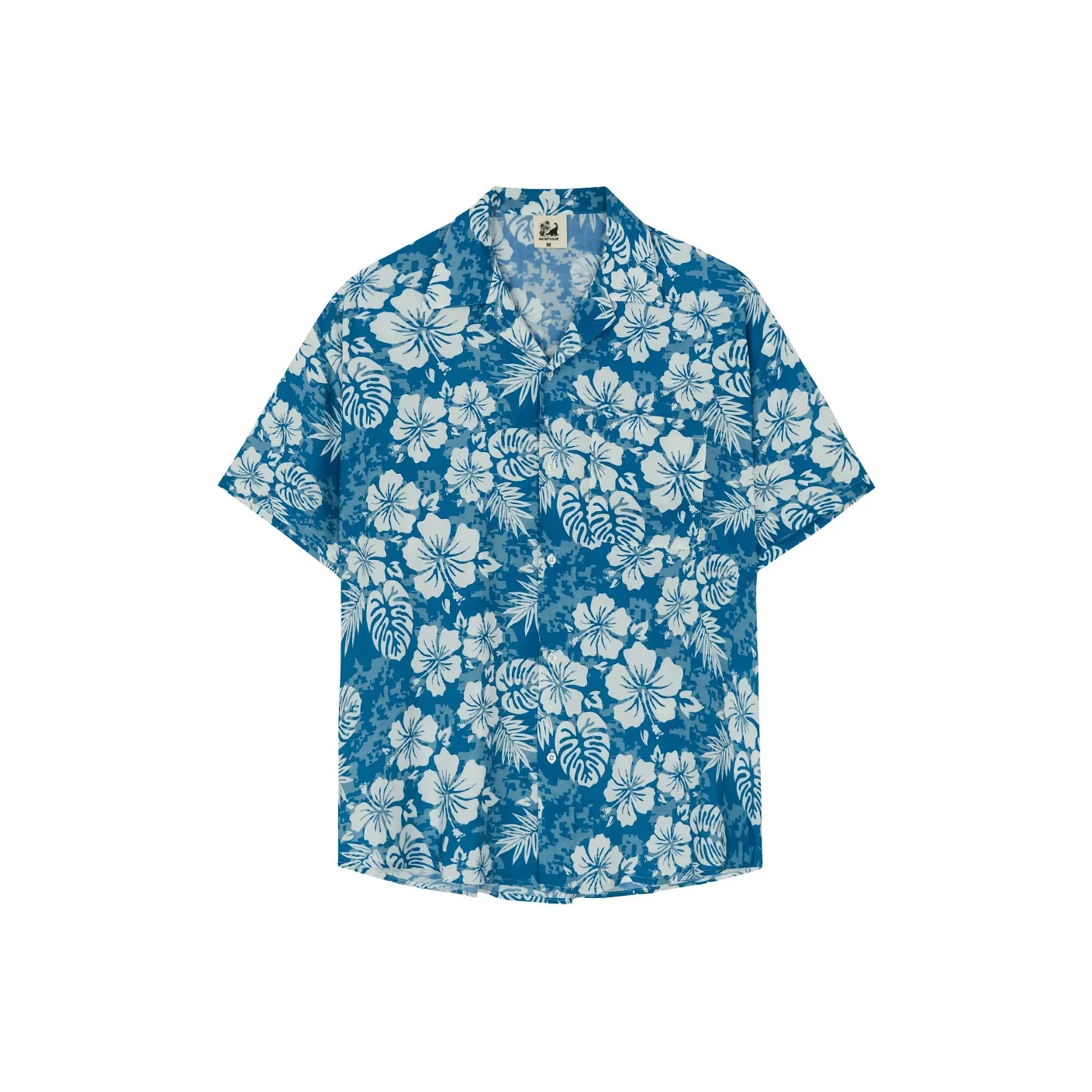 SURFCUZ Рубашка Мужская Павлин Синий