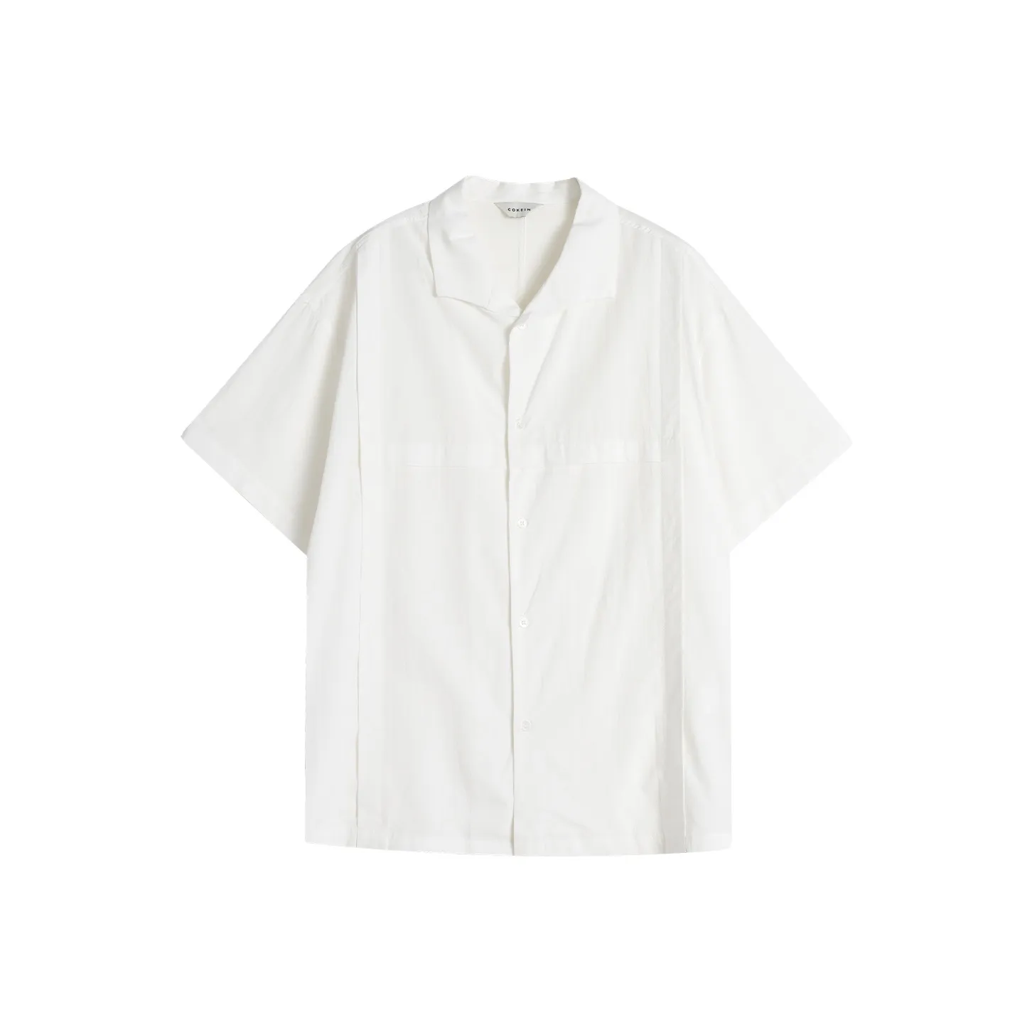 COKEIN Белая унисекс рубашка