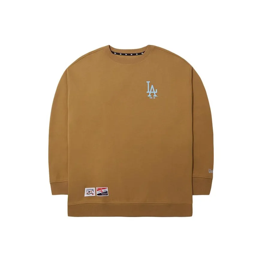 New Era x MLB SS24 Los Angeles Dodgers Sweatshirt Unisex Khaki