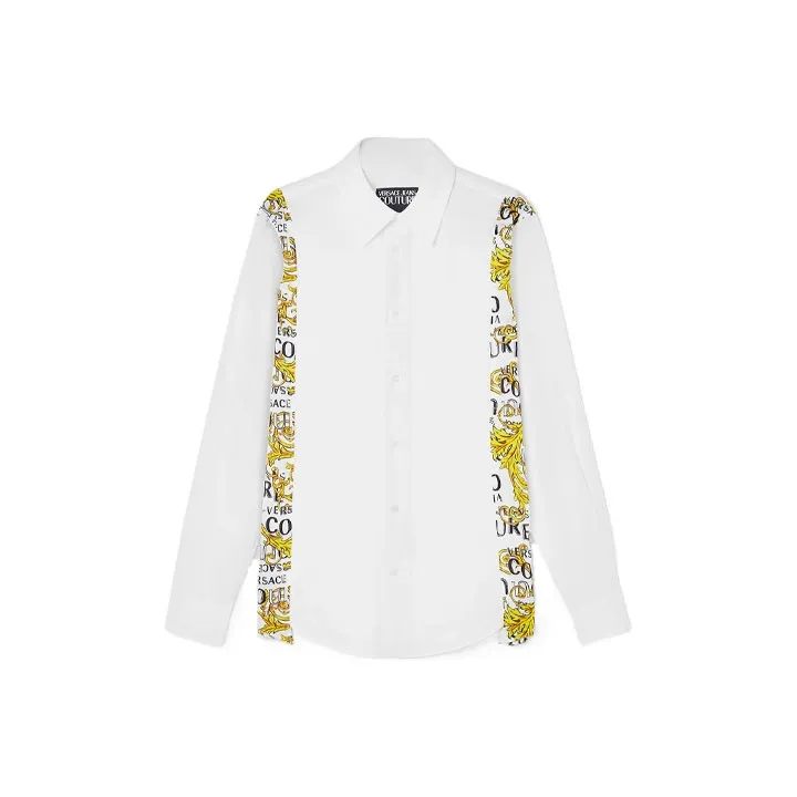 VERSACE JEANS COUTURE SS23 Рубашка Мужская Белая
