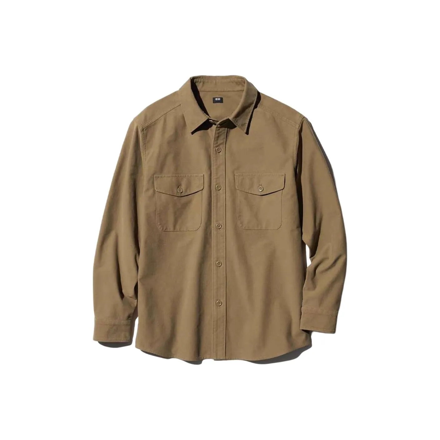 UNIQLO Рубашка Unisex Light Umber
