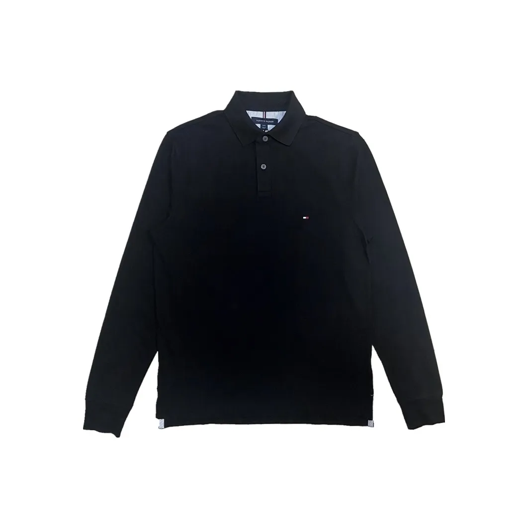 Tommy Hilfiger Polo Shirts Men's Black
