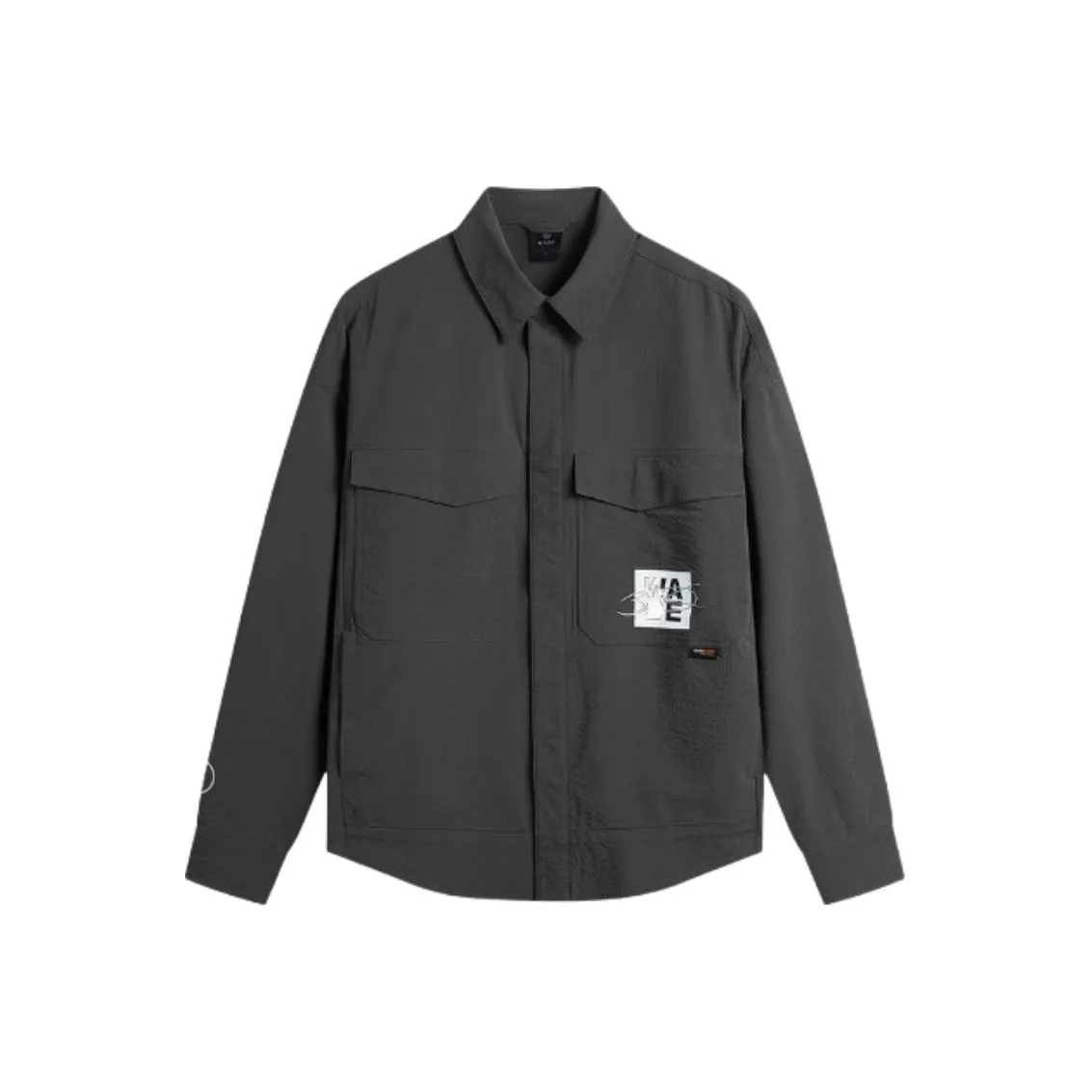 LINING Рубашка Мужская Обсидиан Серый