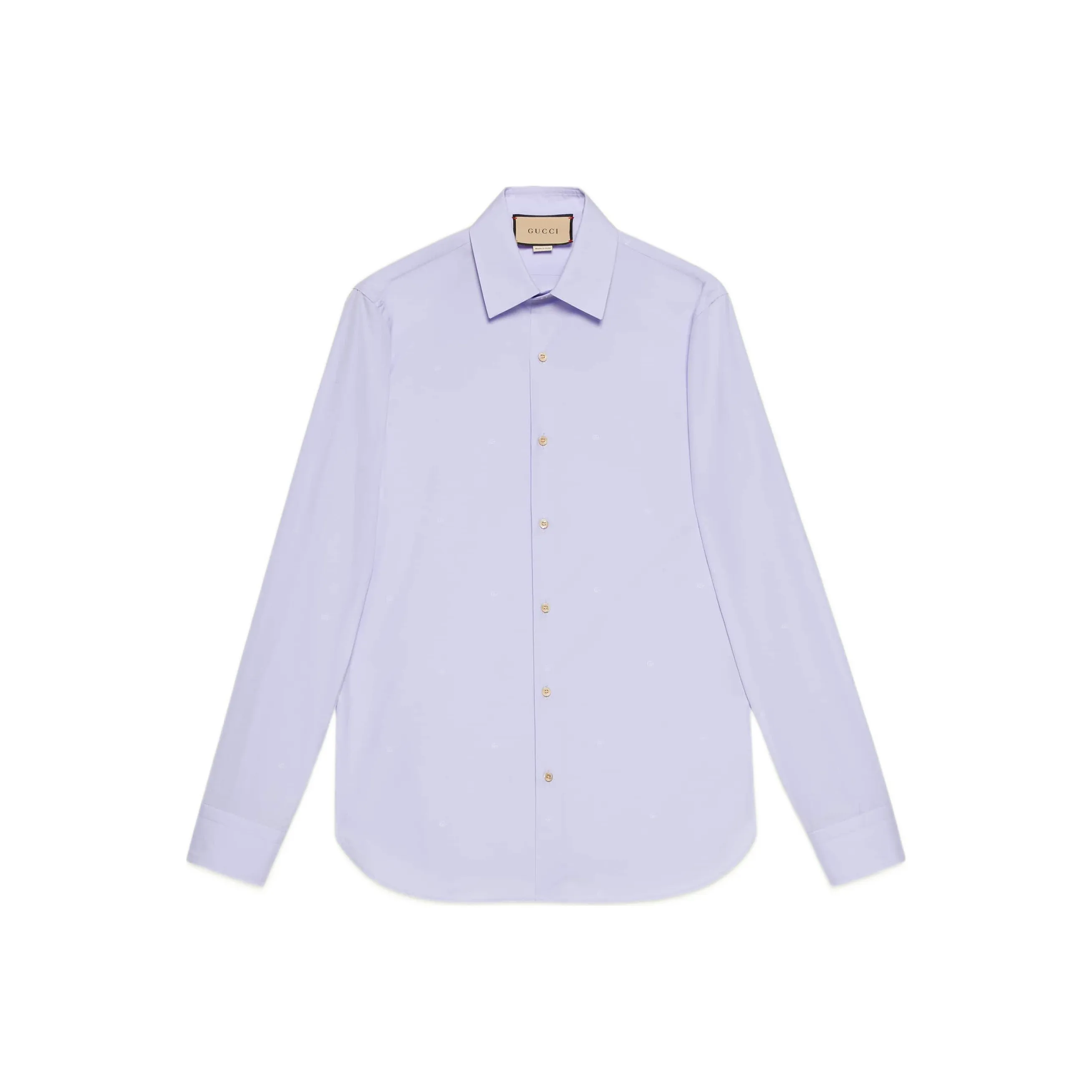 GUCCI Светло-фиолетовые Мужские Рубашки