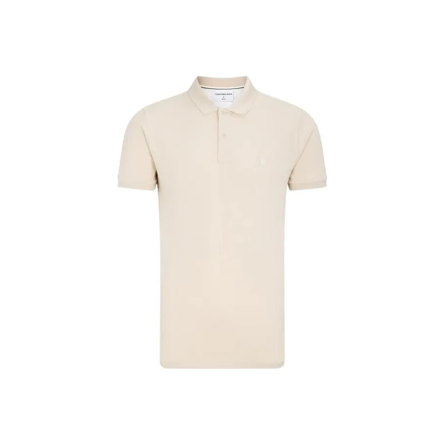 Calvin Klein Поло Мужское Светлый Лотосовый корень Розовый