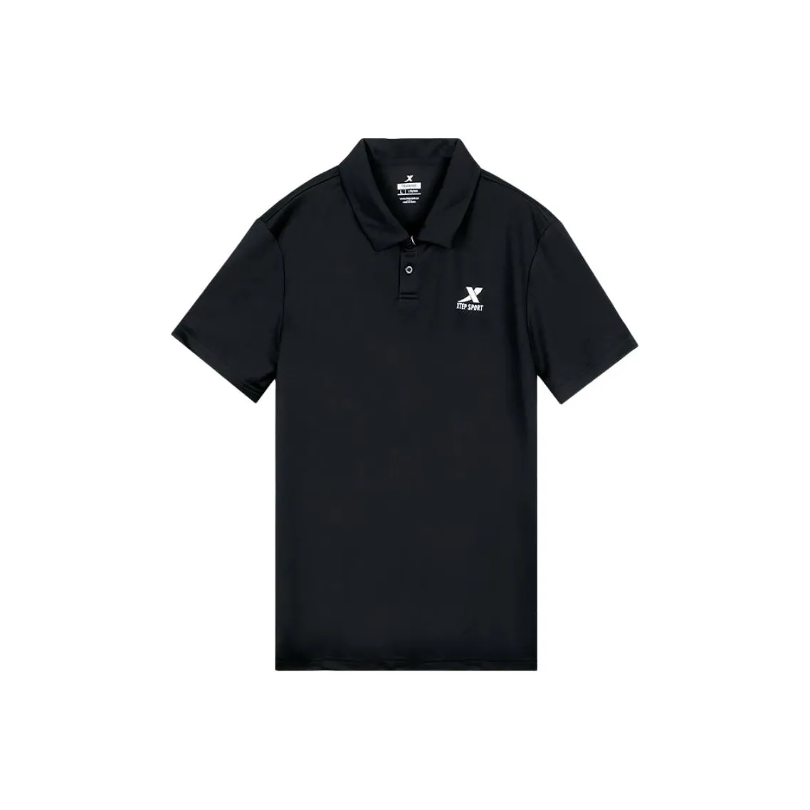 XTEP Variety Training Collection Polo Shirt Men's Jet Black