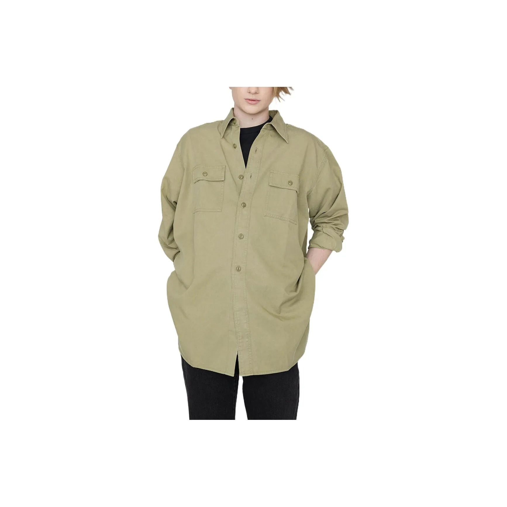 Levis Зеленая Унисекс Рубашка