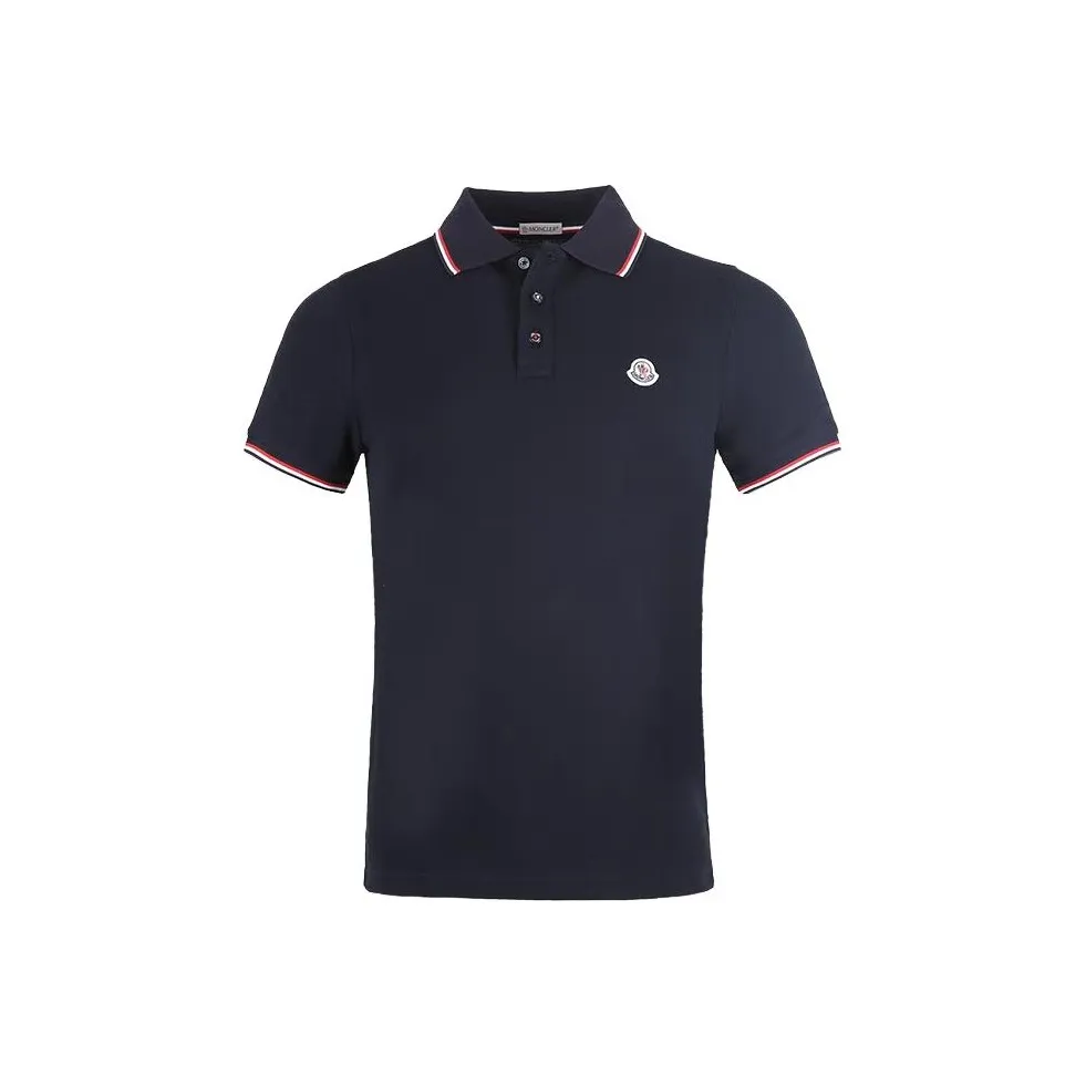 MONCLER SS23 Поло Мужское Темно-синий