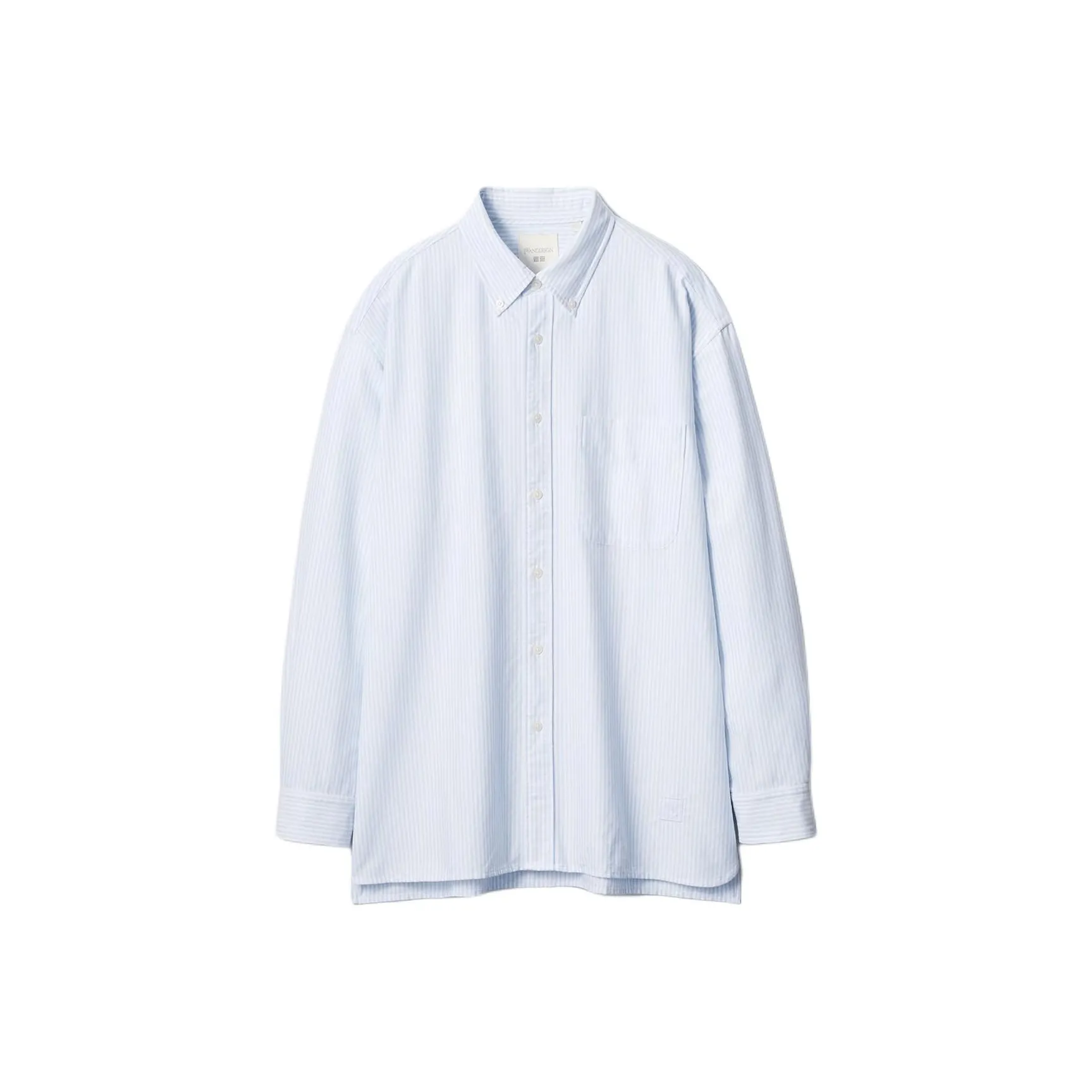 UNIQLO Светло-синяя унисекс рубашка