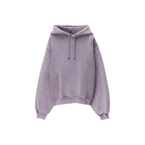 alexander wang Светло-фиолетовый Унисекс Свитшоты