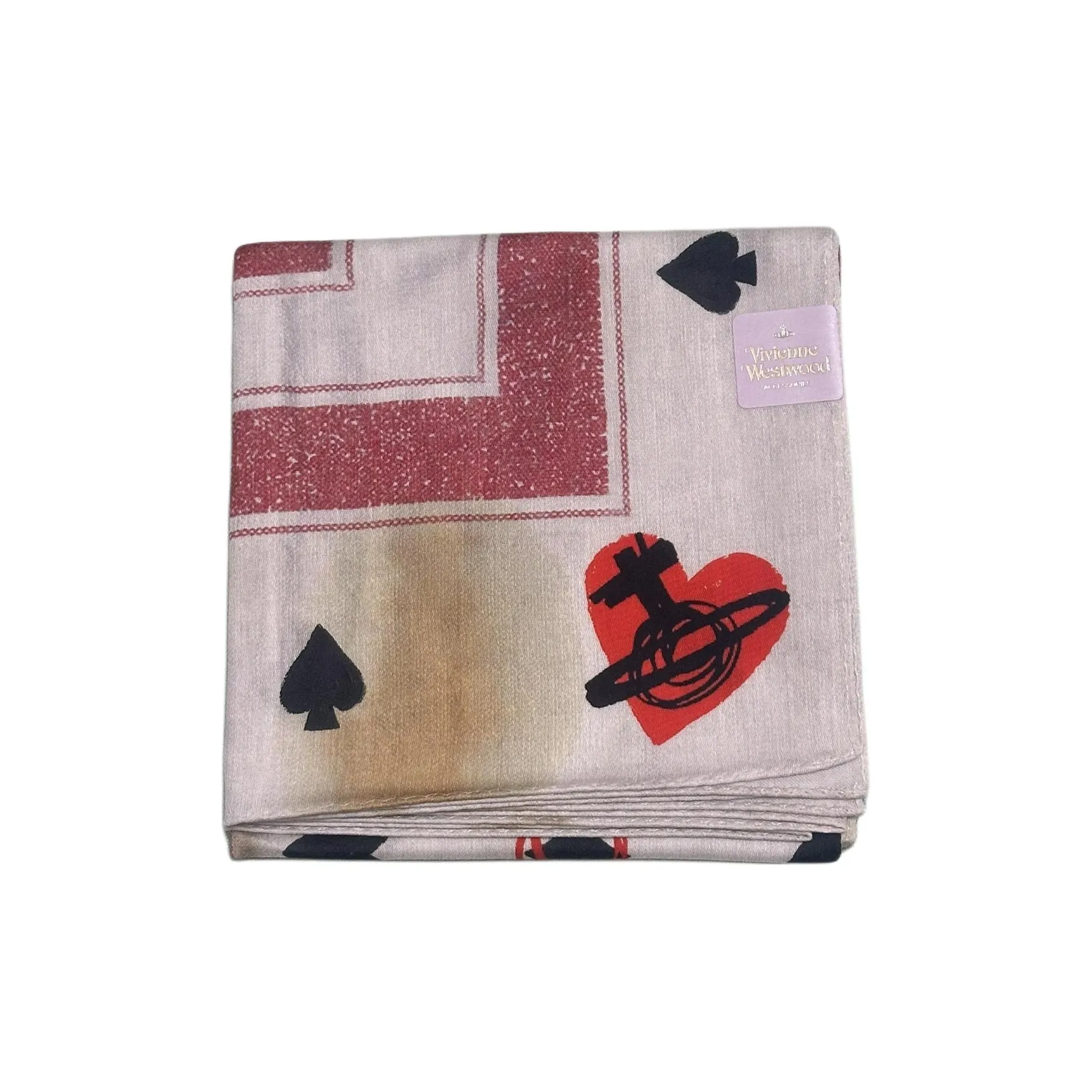 Vivienne Westwood Хлопковый шелк Шарфы Унисекс Белый