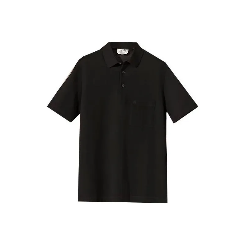 HERMES SS23 Polo Shirt Men's Black
