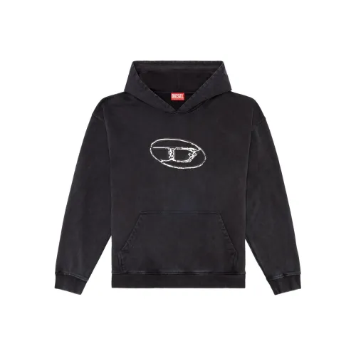 DIESEL Черный Мужские Свитшоты