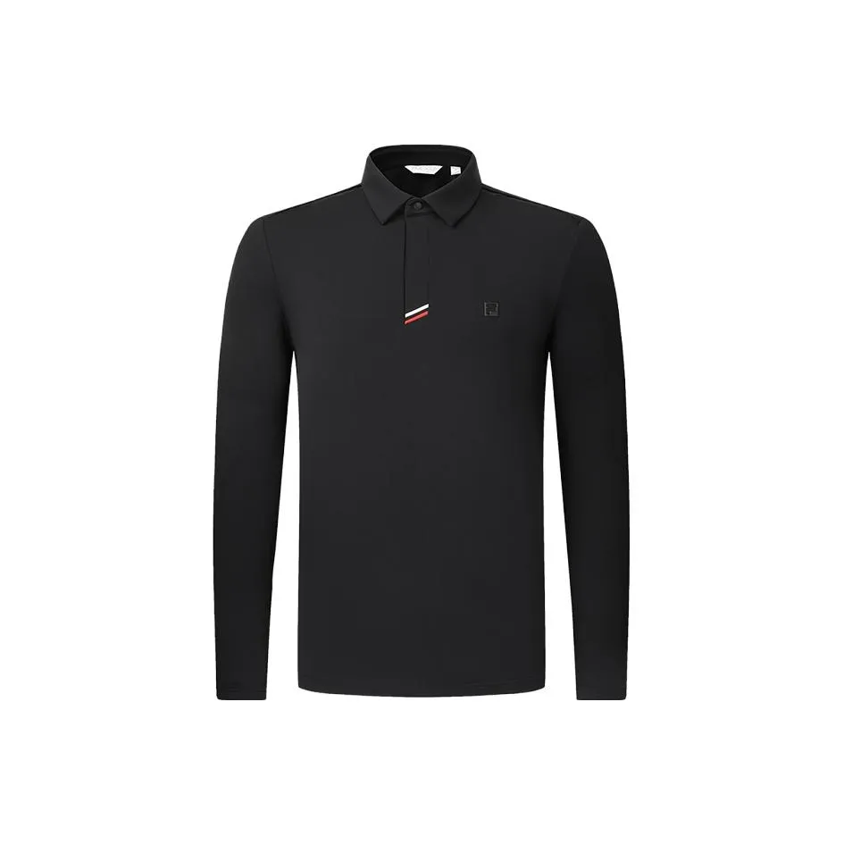 FILA Golf Series Polo Shirt Men's Pitch Black
