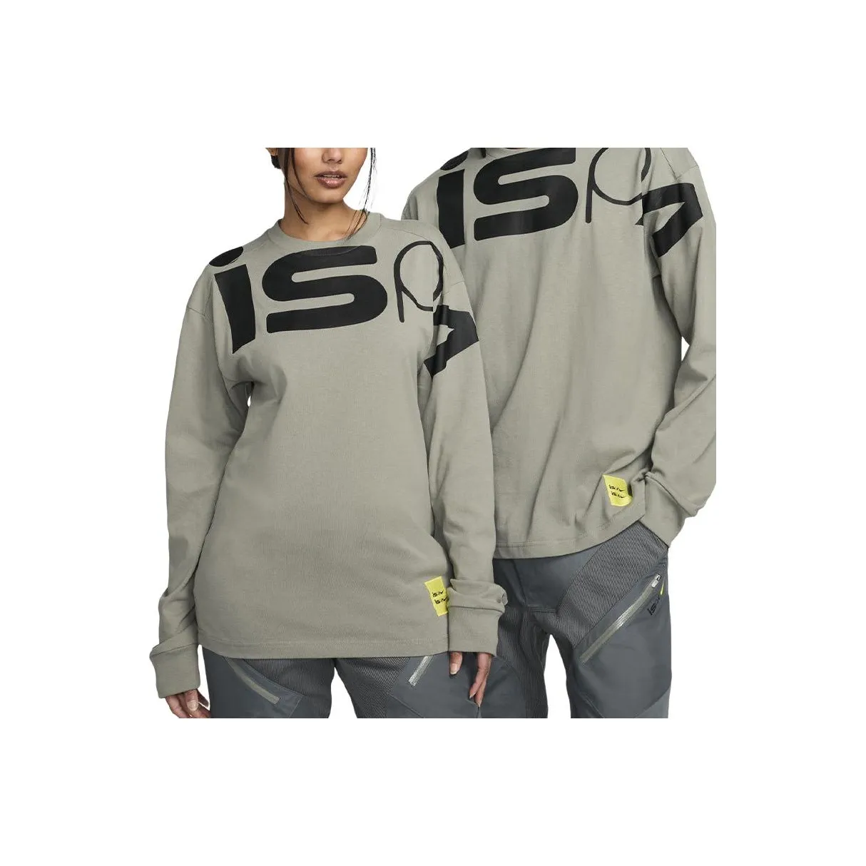 Nike ISPA Свитшот Азиатская версия Унисекс Темно-грязно-серый