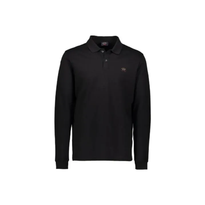 Paul & Shark Мужская черная поло рубашка