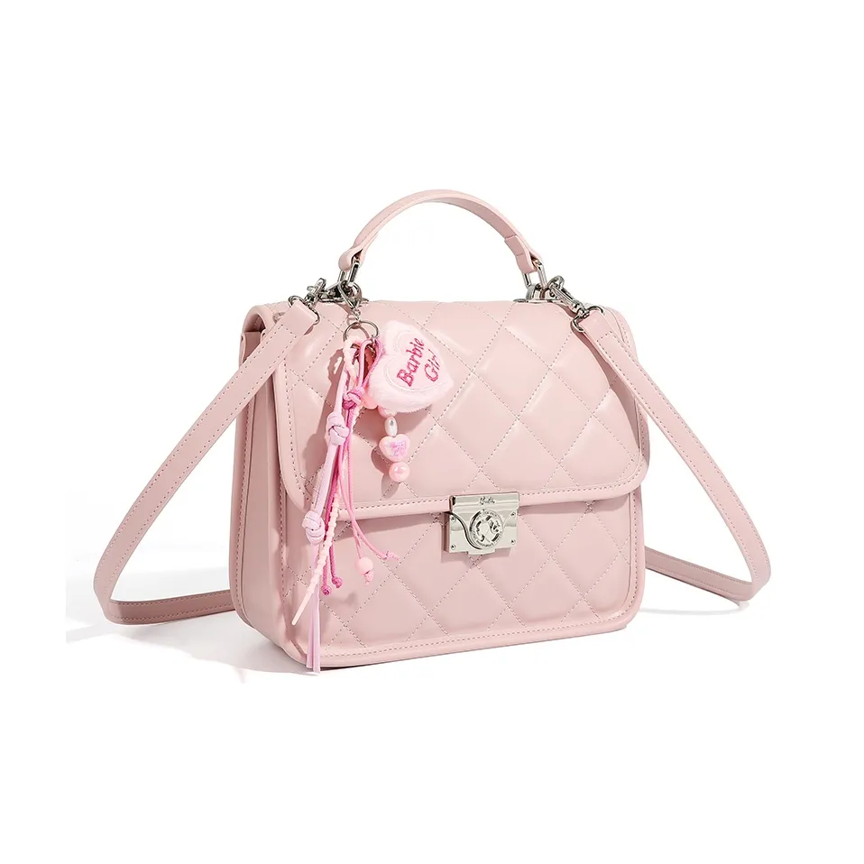 Барби ПУ (полиуретан) Портативный Одно плечо Через плечо Рюкзак Женские Экрю