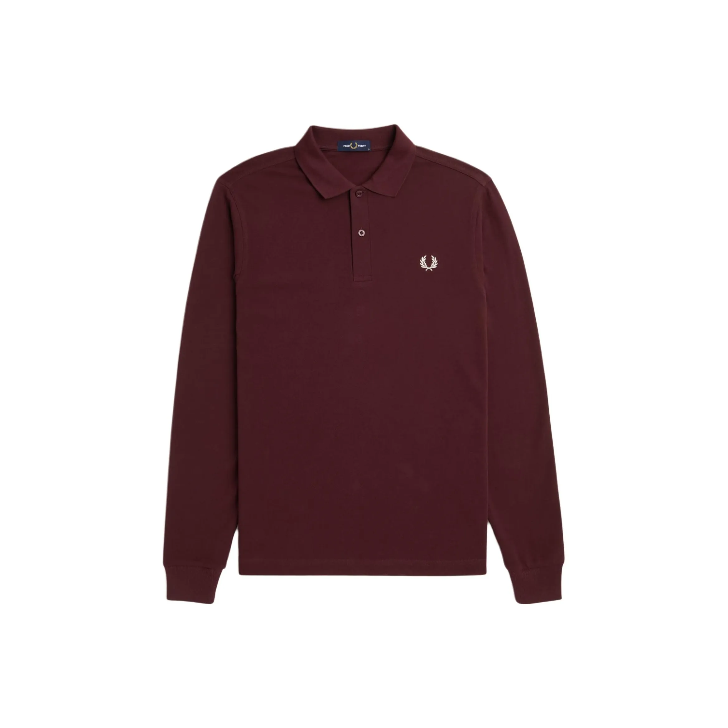 FRED PERRY Поло Мужское Бордового цвета