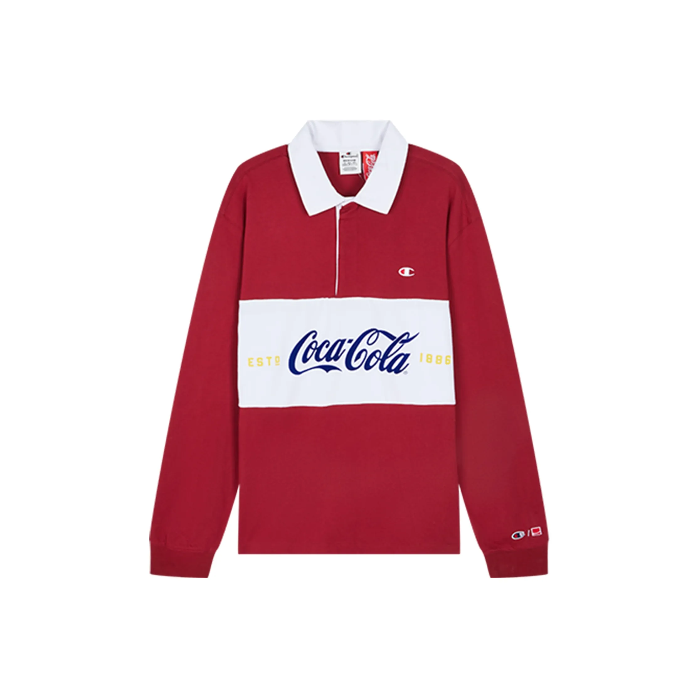 Champion X Coca Cola Striped Polo Shirt