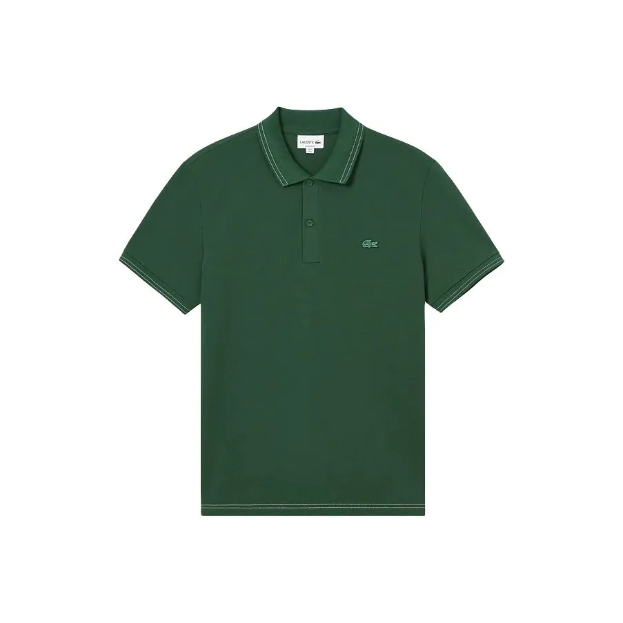 LACOSTE Collaboration Поло Мужское Крокодил Зеленый