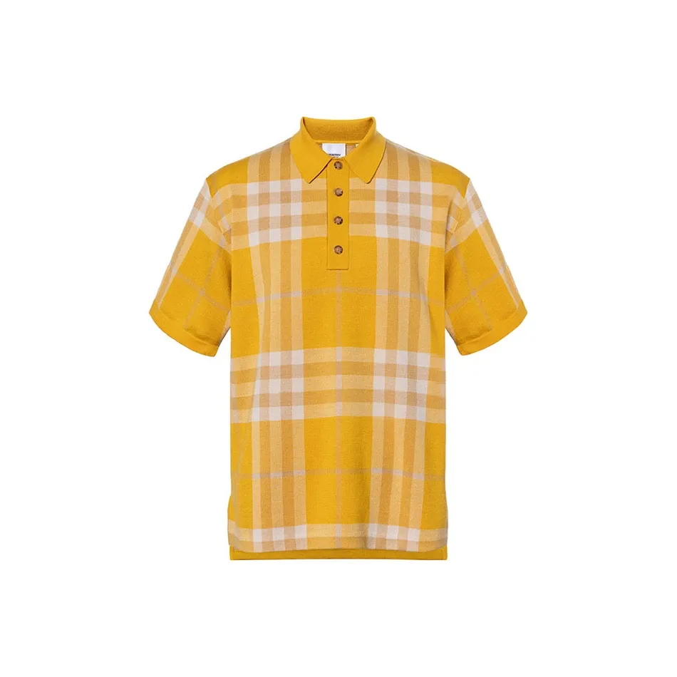 Burberry SS23 Polo Shirt Men's Marigold Yellow