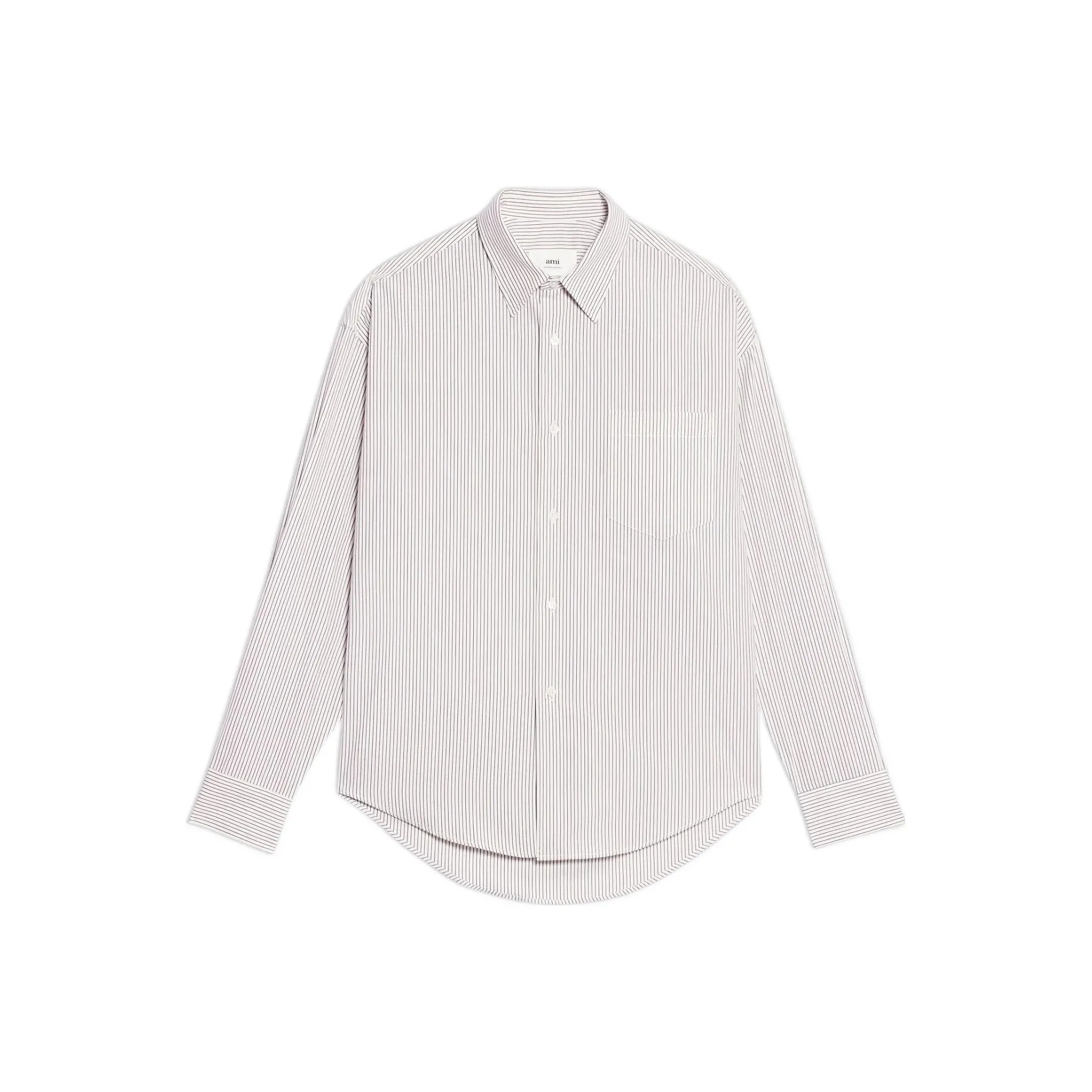 AMIPARIS Серый Белый Унисекс Рубашки
