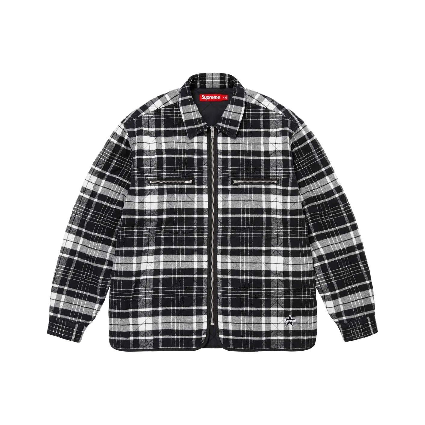 Supreme Quilted Flannel Zip Up Kenzo shirt