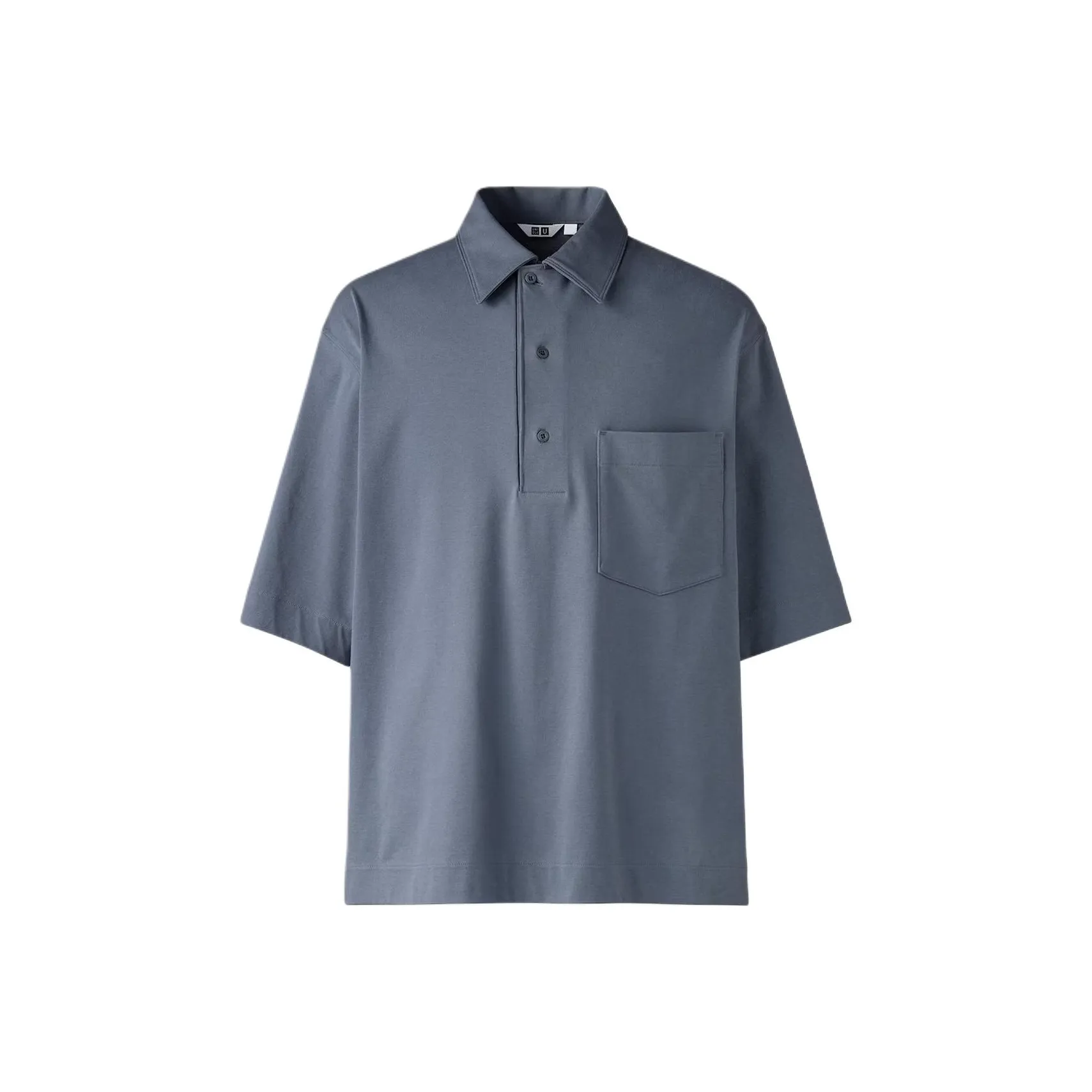 Uniqlo U Collection SS25 Поло Мужское Серое