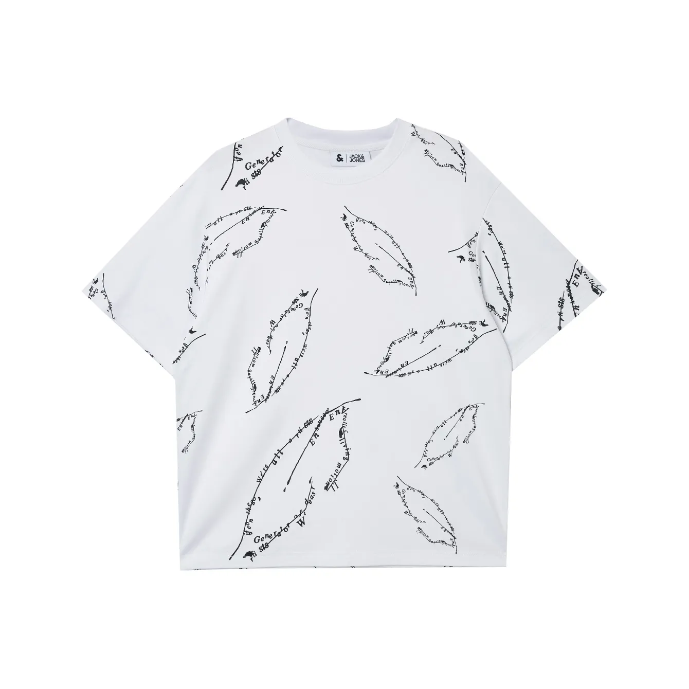 JACK JONES· Рубашка T Мужская A06 Снег