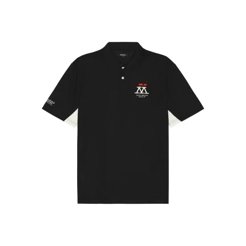MALBON GOLF Черное Мужское Поло
