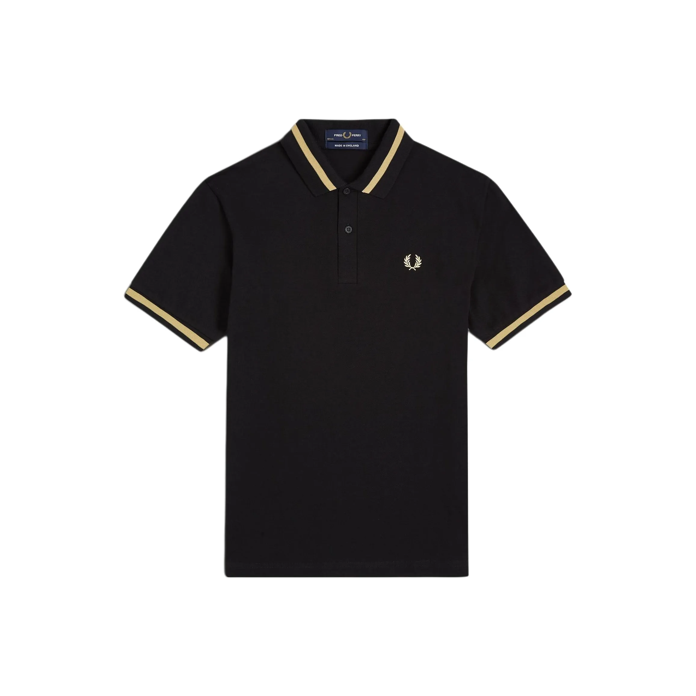 FRED PERRY Поло Мужское Черное