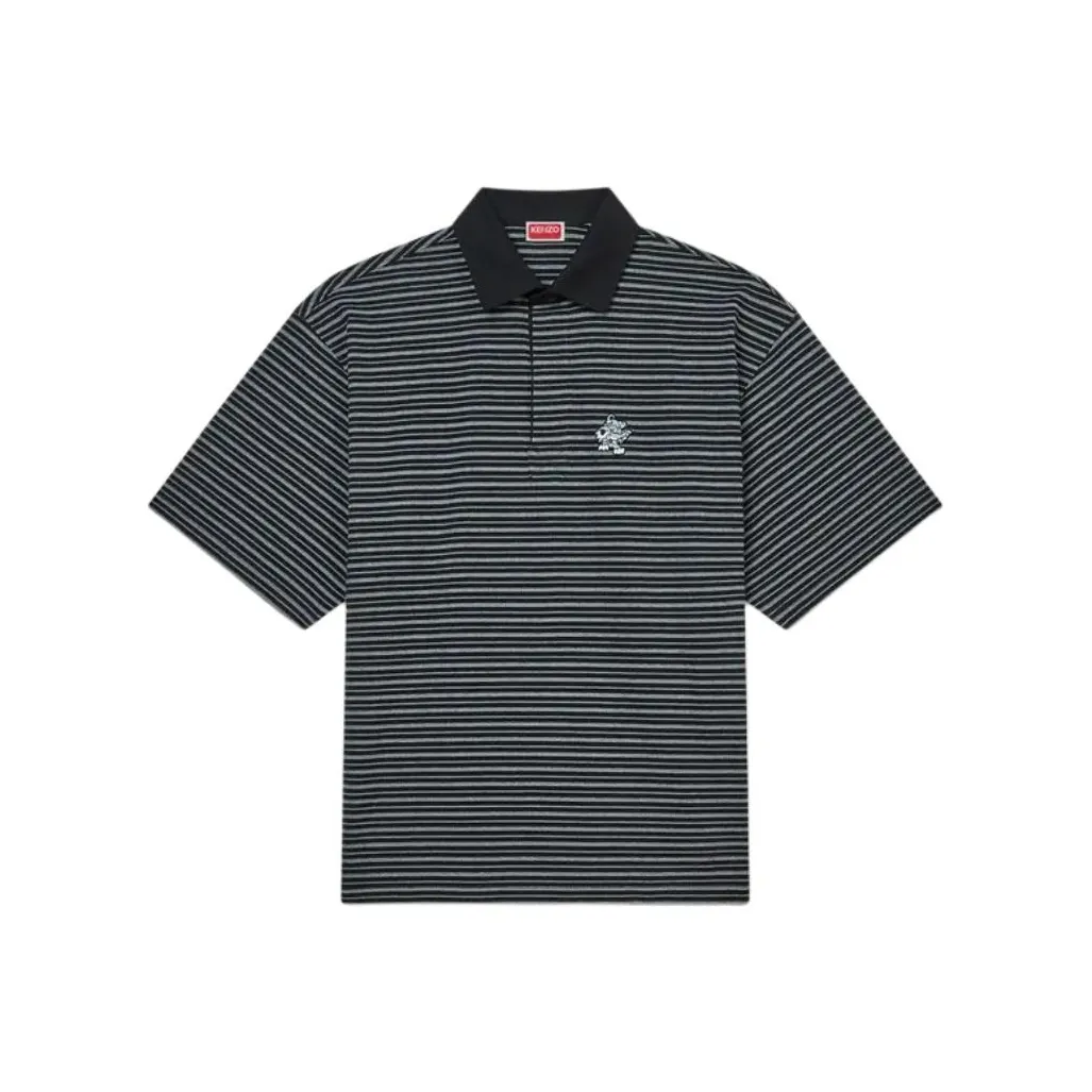 KENZO Verdy SS25 Polo Shirt Men's Black