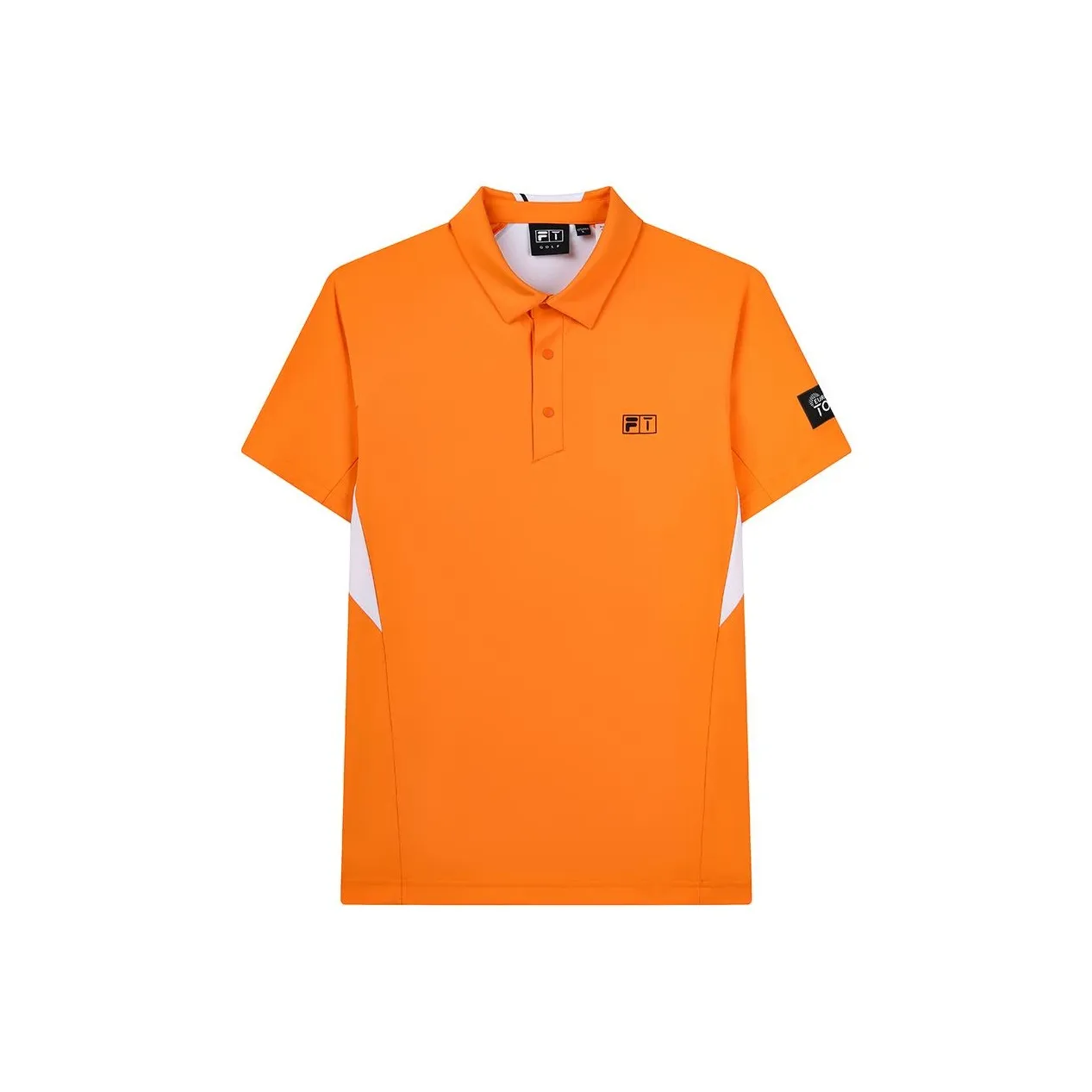 FILA Golf Series Polo Shirt Men's Neon Prosperity Orange
