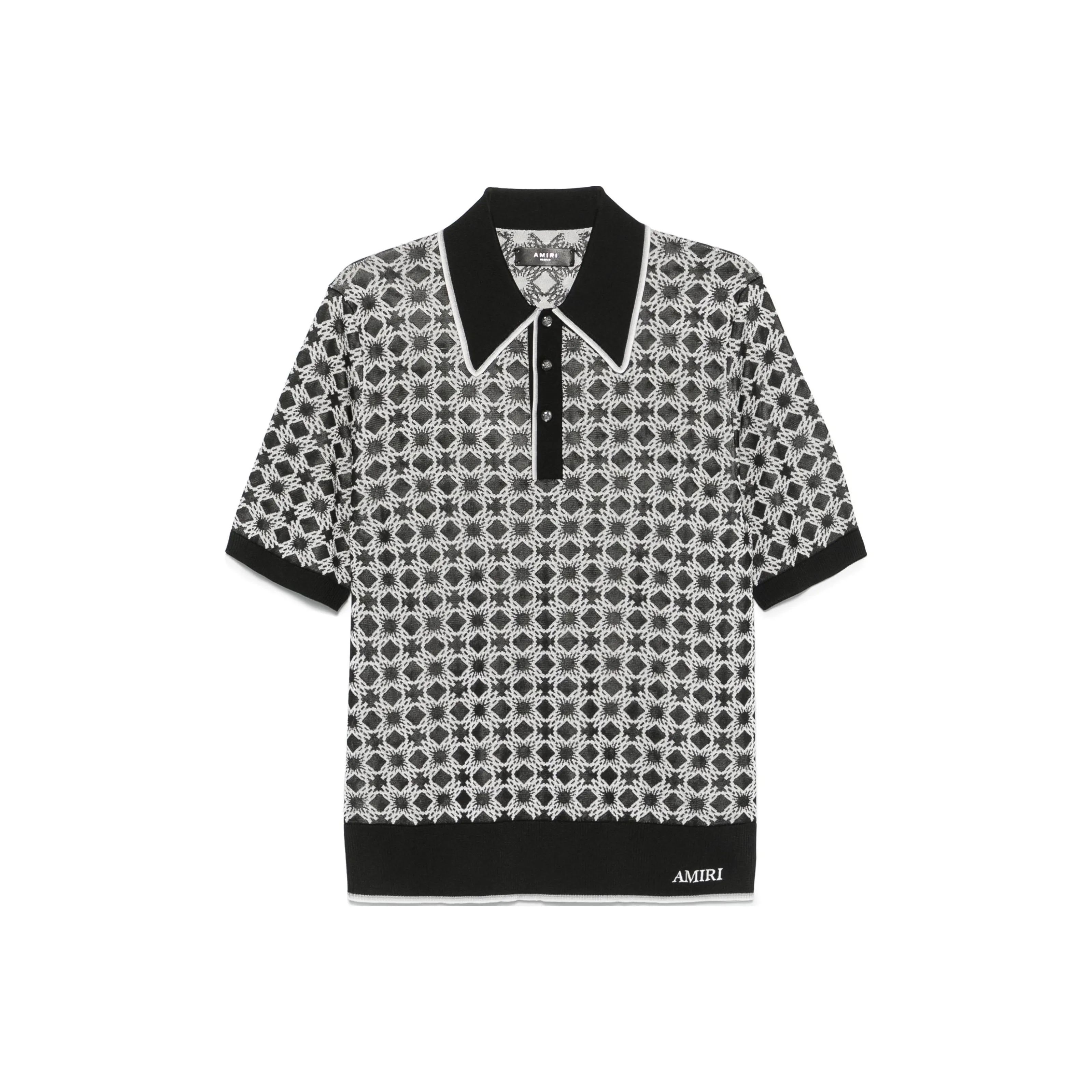 AMIRI Patterned Polo Shirt