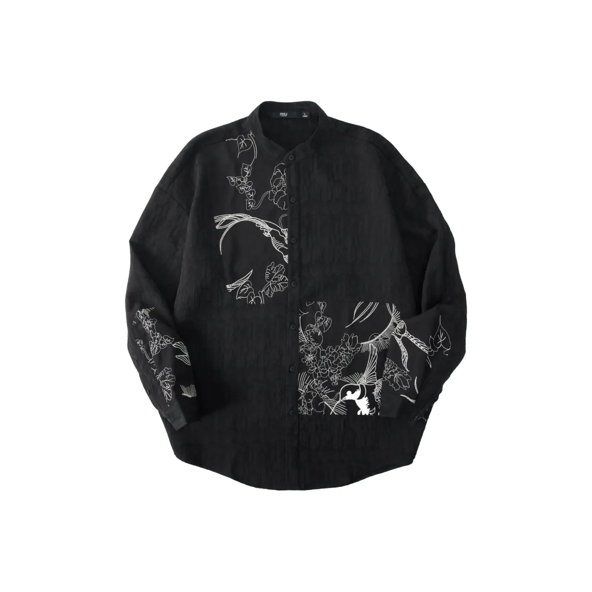 PINLI Мужские черные рубашки