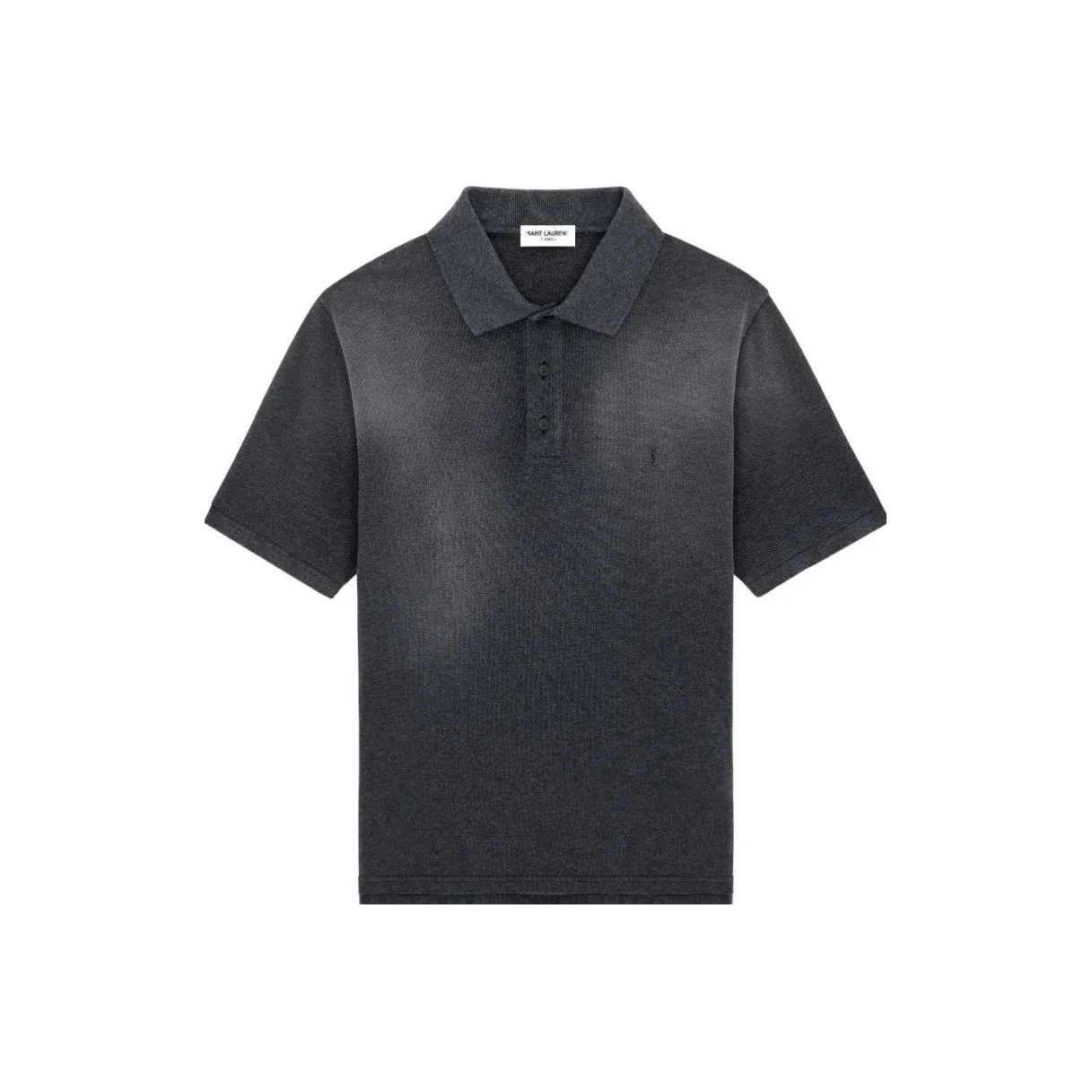 SAINT LAURENT Cassandre Short Sleeved Polo Shirt