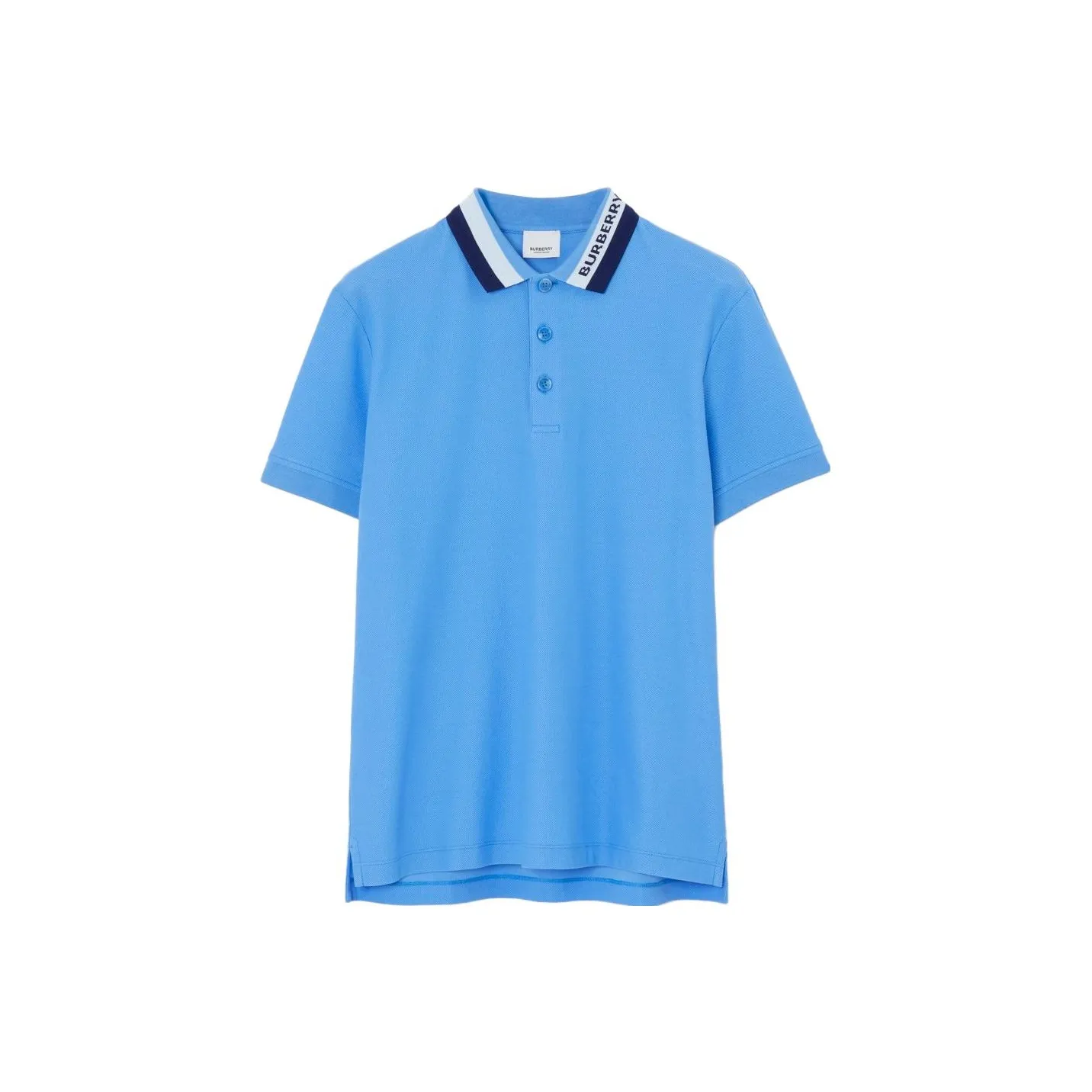 Burberry Polo Shirt Men's Azure Blue
