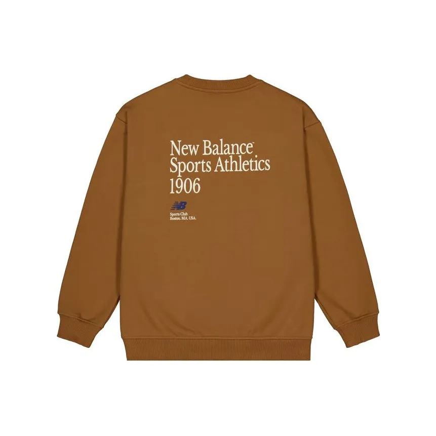 New Balance совместный бренд Коричневый Мужской Свитшот