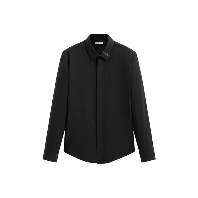 PEACEBIRD MEN Черный 1 Мужская Рубашка