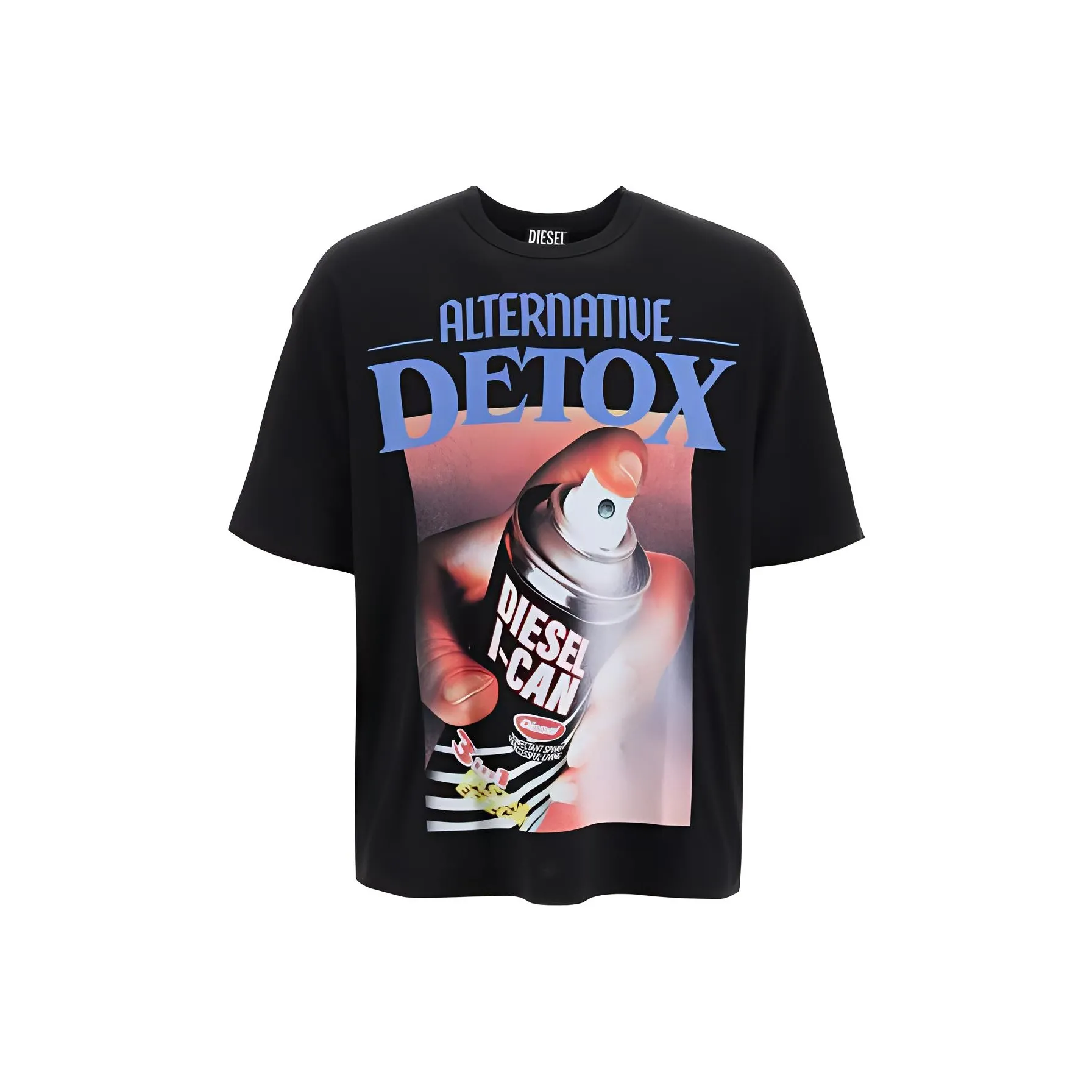 DIESEL Мужские черные T-рубашки